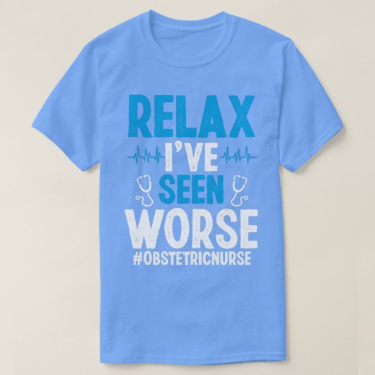 産科ナースOBGYN看護が持たなければならない Tシャツ (デザイン正面)