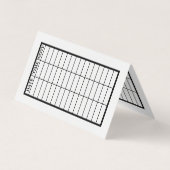 産科プレナタール制御アポイントメントカード 名刺 (裏面)