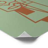 産科ポップ・アートの学 ポスター (角)