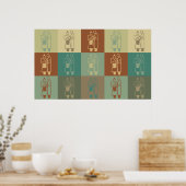 産科ポップ・アートの学 ポスター (キッチン)