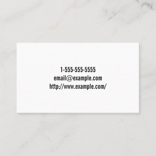 産科モダン士名刺 名刺 (裏面)