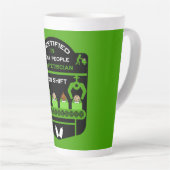 産科医の感謝と感謝のギフト カフェラテマグ (右アングル)