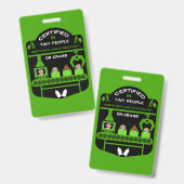 産科医の感謝と感謝のギフト バッジ (正面＆裏面)