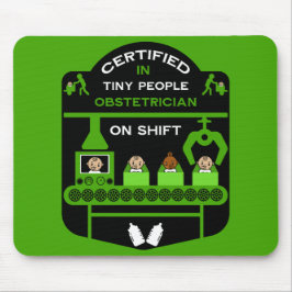 産科医の感謝と感謝のギフト マウスパッド