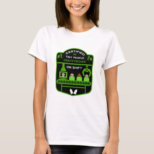 産科医の感謝と感謝のギフト Tシャツ (正面)