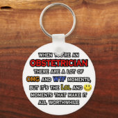 産科医…OMG WTFロール キーホルダー (正面)