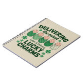 産科＆出産ラッキー チャーム ナース シャムロック ノートブック (左側)