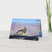 甥っあなたはグランド！グランドキャニオン誕生日カード カード (裏面)