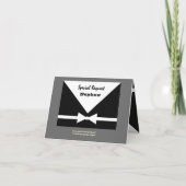 甥っ子に特別な依頼 - ページボーイになってくれませんか 招待状 (裏面)