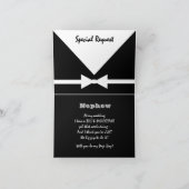 甥っ子に特別な依頼 - ページボーイになってくれませんか 招待状 (内部)