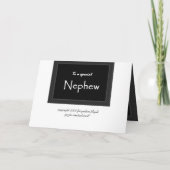 甥っ子のページボーイ ウェディング招待状 - カスタマイズ可能 招待状 (裏面)
