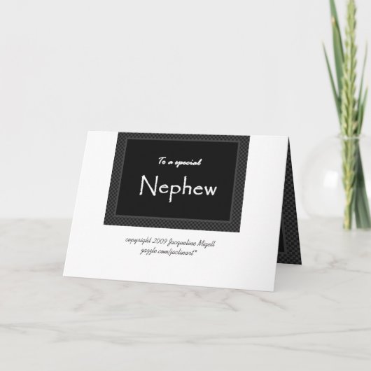 甥っ子のページ・ボーイ ウェディング・招待状 - カスタマイズ可能 招待状 (裏面)