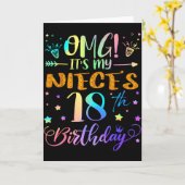 甥っ子の18歳の誕生日おめでとう 甘い18歳 カード (黄色い花)