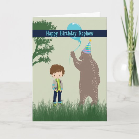 甥っ子への誕生日カード カード (正面)