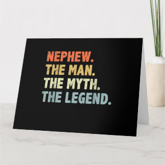 甥っ子 伝説の男 ミステリー レジェンド 父の日 カード