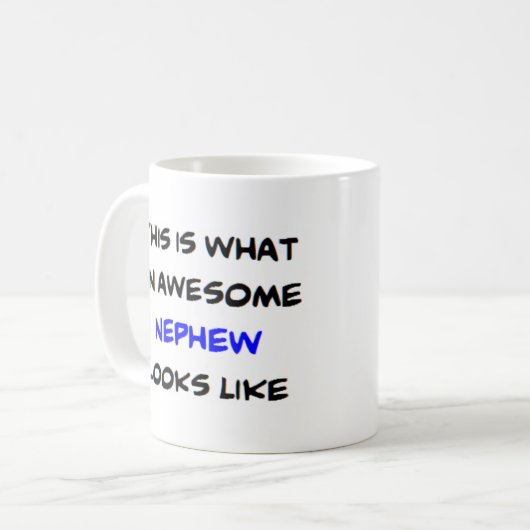 甥っ素晴らして コーヒーマグカップ (正面左)