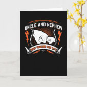 甥と叔父最高のの友人 |ギフトアイディア カード (黄色い花)