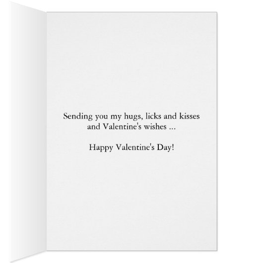 甥と妻の光沢グリズリーバレンタインパピーラブ (内側 (右))