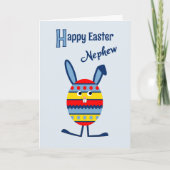 甥のイースターエッグバニーブルー シーズンカード (正面)