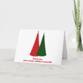 甥のクリスマスカード シーズンカード (裏面)