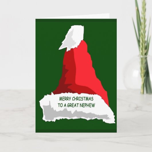 甥のクリスマスカード シーズンカード (正面)