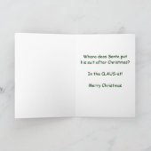 甥のクリスマスカード シーズンカード (内部)