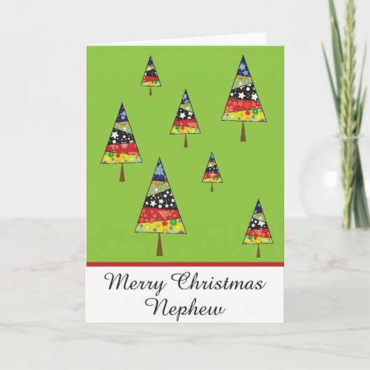 甥のクリスマス・グリーティング・カード シーズンカード (正面)