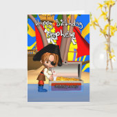 甥のバースデー・カードの海賊宝物 カード (黄色い花)