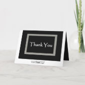 甥のリングボーイに蝶ネクタイのウェディング サンクスカード サンキューカード (裏面)