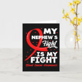 甥の戦いは血がんで待ち受けている カード (黄色い花)