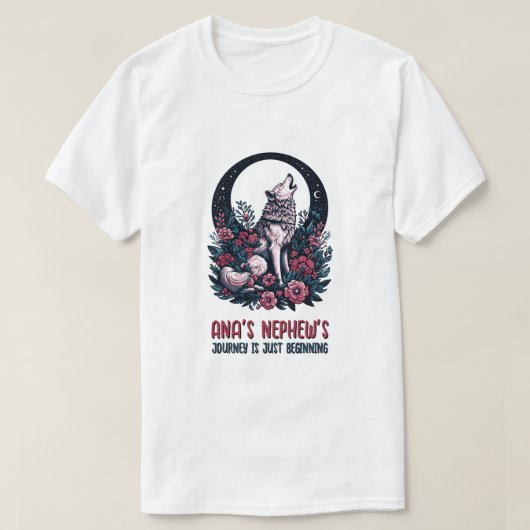 甥の旅が始まったばかりだ Tシャツ (デザイン正面)