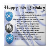 甥の詩-第16誕生日 タイル (正面)