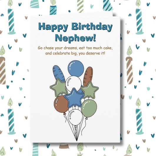 甥の誕生日おめでとう 感傷的な カード