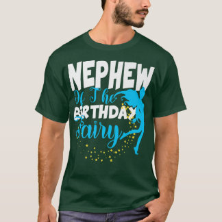 甥の誕生日妖精ファンタジー誕生日スクア Tシャツ