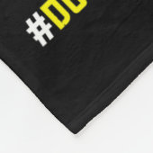 甥は右ダウン完璧ダウン症候群アワレ フリースブランケット (角)