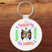 甥を応援する自閉症 キーホルダー (正面)