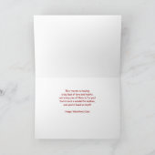 甥バレンタイン愛とハート カード (内部)