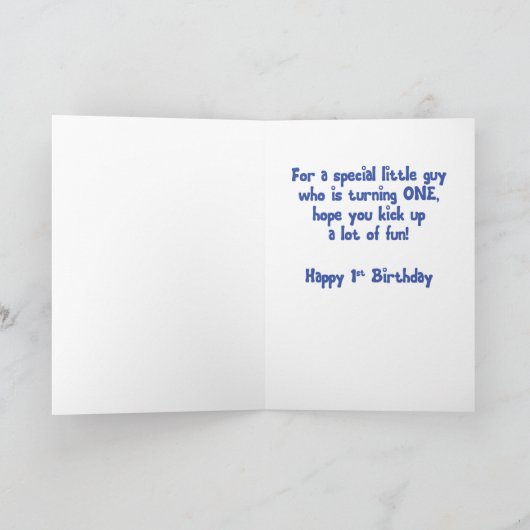 甥素晴らし生誕生日運動会 カード (内部)