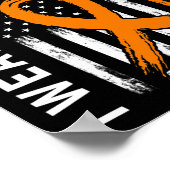 甥素晴らし白血病認識度旗 ポスター (角)