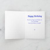 甥素晴らし第1期熊イ誕生日 カード (内部)