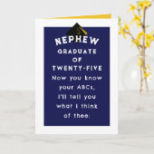 甥2025年卒業カード カード (黄色い花)