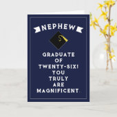 甥2025年卒業カード カード (黄色い花)