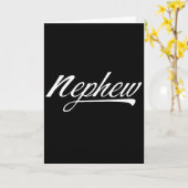 ***甥***"あなた"へのハッピーバースデー!!!! カード (黄色い花)