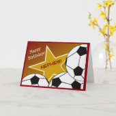 甥 – ハッピーバースデー好きの甥! カード (黄色い花)