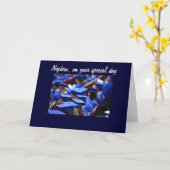 「甥」卒業おめでとう カード (黄色い花)