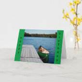 **甥**誕生日のような湖の日!カード カード (黄色い花)