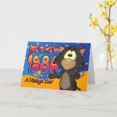 甥 – 1980年誕生日カード「30歳」 カード (黄色い花)