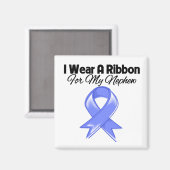 甥 – I衣服ペリウィンクルリボン マグネット (正面/裏面)