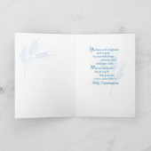 甥First Communion、小麦ブドウ青 カード (内部)