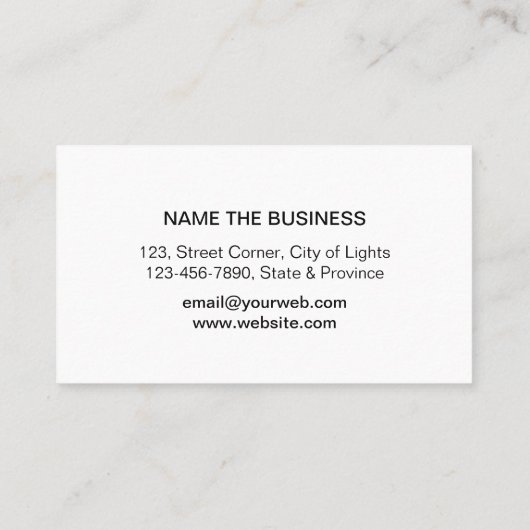 用具の便利屋の整備士の自動大工工業 名刺 (裏面)